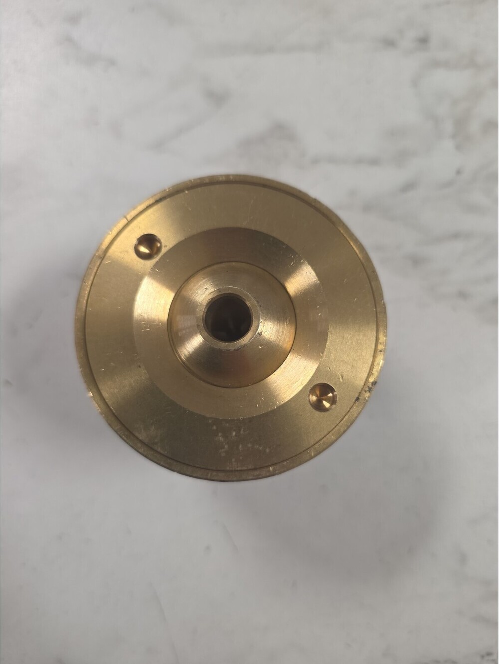 Swimming Pool Spa Brass Deck Jet Fountain Crown Nozzle w/ Ground Lug Single Hole